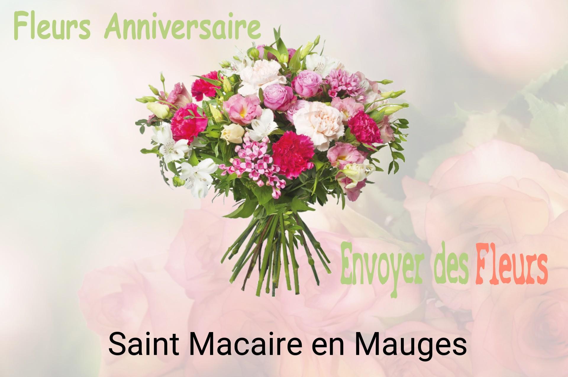 Bouquet de fleurs d’anniversaire livré à Saint-Macaire-en-Mauges