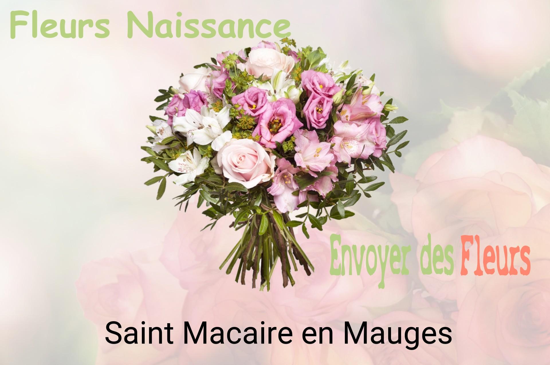Bouquet de fleurs de naissance livré à Saint-Macaire-en-Mauges